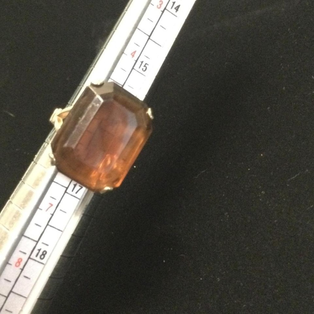 Vintage 50s/60s plum brown Avon ring